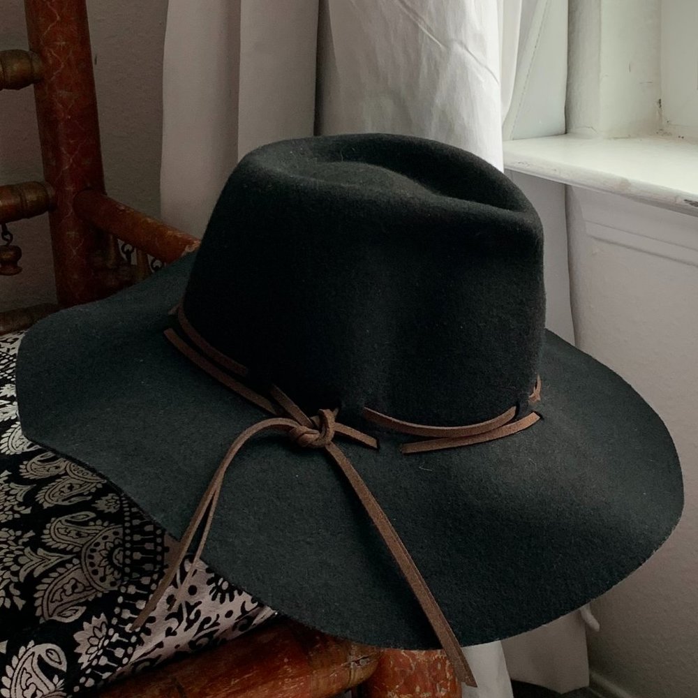 Brooklyn Hat Co. Black Boho Wool Felt Hat